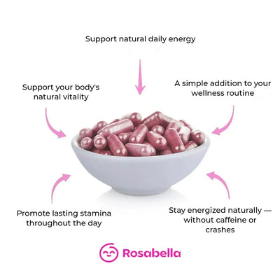 Rosabella Beetroot Capsules To Support Circulation And Vitality*
